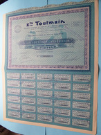 Ets. TOUTMAIN - Paris ( Voir / Zie Scan ) Action De 500 Francs > N° 000081 ! - S - V