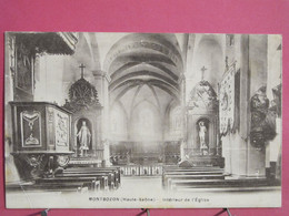 70 - Montbozon - Intérieur De L'Eglise - R/verso - Montbozon