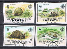 Seychelles 1985 Turtles WWF Used - Oblitérés