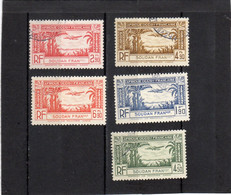 SOUDAN Français , Année 1940  PA Lot De 5 Valeurs  N° 1à 5 Oblitérés - Soudan (1954-...)