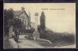 CPA 77 - CESSON - AVENUE DE LA GARE - Cesson