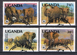 WWF Uganda 1983 Elephants Used - Gebraucht