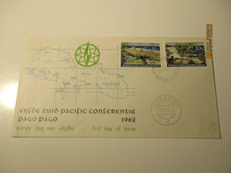 NETHERLANDS NEW GUINEA 1962 FDC SOUTH PACIFIC CONFERENCE    , 3-25 - Nuova Guinea Olandese