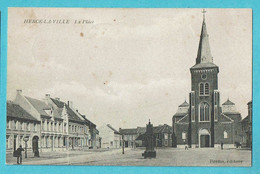 * Herk De Stad - Herck La Ville (Limburg) * (Brems, éditeur) La Place, Grand Place, Markt, église, Kerk, Animée, Old - Herk-de-Stad