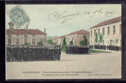 CPA 78 - MONTESSON - ECOLE DEPARTEMENTALE THEOPHILE ROUSSEL - LE DEPART POUR LA PROMENADE - Montesson