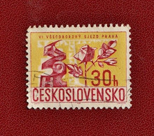 6 Timbres De Tchécoslovaquie De 1967 à 1975 - Variétés Et Curiosités