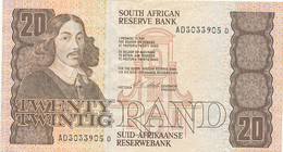 BILLET  SOUTH AFRICAN   RESERVE BANK   20  TWENTY - South Africa