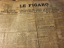 FIGARO 45 /EMIGRATIONS SIEFRIED/INDOCHINE/GZORGZQ DUHAMEL BATAILLE QUOTIDIENNE - Informations Générales