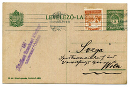 1914 Intero Spedito A WIEN - Covers & Documents