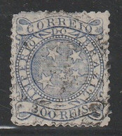 BRESIL - N°64 Obl (1884-88) 300r Bleu - Gebraucht