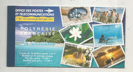 Carnet 24 Timbres à 85 F, Prix Du Carnet 2040 Francs, Office Des Postes Et Télécommunications, POLYNESIE FRANCAISE - Otros & Sin Clasificación