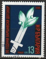 Bulgarien 1985 Mi-Nr.3343 O Gestempelt  30Jahre Warschauer Pakt ( C 249 ) - Gebraucht