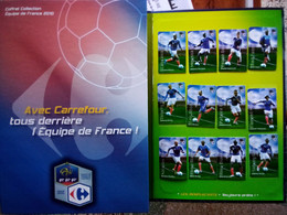 Coffret Complet Carrefour Coupe Du Monde 2010 Magnet Magnets Equipe De France Football Foot - Sport