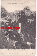 FOLIGNO ( DINTORNI ) - CASTELLO PALE E CASCATE DEL MENOTRE F/PICCOLO VIAGGIATA - Foligno