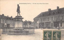 Foulletourte      72          Un Coin De La Place Pierre Belon        (voir Scan) - Autres & Non Classés