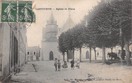 Foulletourte      72         Eglise Et  Place     (voir Scan) - Sonstige & Ohne Zuordnung