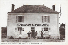 ST- DENIS- DU TERTRE -  PRES DE SAINT MARS LA BRIERE -  LE CAFE RESTAURANT DU PAYS - FACTEUR - Ristoranti