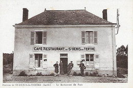 ST- DENIS- DU TERTRE -  PRES DE SAINT MARS LA BRIERE -  LE CAFE RESTAURANT DU PAYS - FACTEUR - Restaurantes