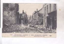 CPA DIXMUDE RUINES DE LA GRANDE RUE En 1915! - Diksmuide