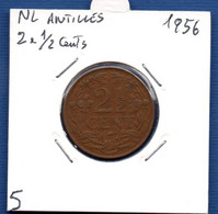 NETHERLANDS ANTILLES - 2 1/2 Cent 1956 -  See Photos -  Km 5 - Netherlands Antilles