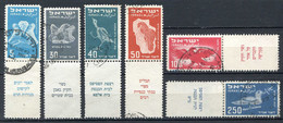 ISRAEL > Yvert Ø PA N° 1 à 6 Avec Tab < Oblitéré - Ø Used -- Cat 220.00 € - Posta Aerea