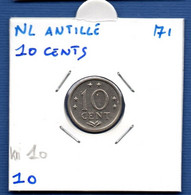 NETHERLANDS ANTILLES - 10 Cent 1971 -  See Photos -  Km 10 - Netherlands Antilles
