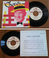 RARE French EP 45t RPM BIEM (7") MAURICE CHEVALIER «Quand Un Vicomte» (195?) - Verzameluitgaven