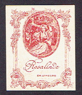 Carte Parfum ROSALINDE D'Emile LEMESRE - Anciennes (jusque 1960)