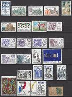 FRANCE 1985 ANNEE COMPLETE 57 TIMBRES PA 58 PREO 186 A 189 TIMBRES SERVICES 85 A 90 + 2 Roulettes 2378b Et 2379b - 1980-1989