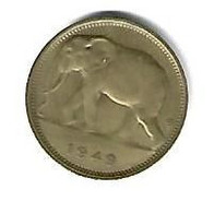 Congo Belg 1 Franc 1949  Km 26   Xf - 1945-1951: Reggenza