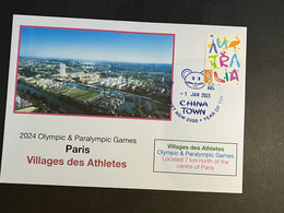 (3 N 32) 2024 France - Paris Olympic Athletes Village - Opening Ceremonies - Media Village (3 Covers) - Estate 2024 : Parigi