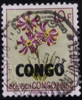 CONGO 1960 Sellos Del Congo Belga Sobrecargados "Congo". USADO. - Oblitérés