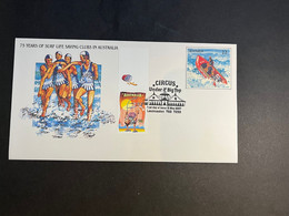 (3 N 35 A) Australia - Surf Life Saving( With Additional Stamp) Pre-Stamp Envelope (2 Covers) - Primeros Auxilios