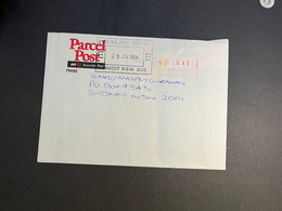 (3 N 35 A) Australia - Posted With PARCEL POST Label On Small Letter ? 1984 - Variétés Et Curiosités