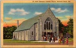 Delaware Rehoboth Beach Saint Edmund's Catholic Church 1952 Curteich - Other & Unclassified