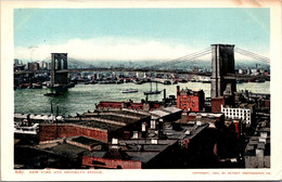 New York City Brooklyn Bridge Detroit Publishing - Ponti E Gallerie