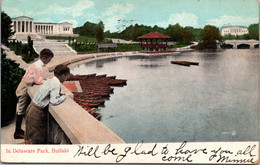 New York Buffalo Scene In Delaware Park 1907 - Buffalo