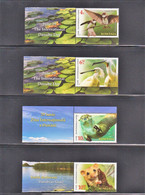 2022 Romania Fauna Animals International Danube Day Martin Spoonbill Otter Mouse Full Set Of 4 MNH - Nuevos