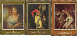 239585 MNH UNION SOVIETICA 1982 OBRAS DE PINTORES RUSOS - Collezioni