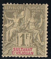 Anjouan N°13 - Neuf * Avec Charnière - B/TB - Unused Stamps