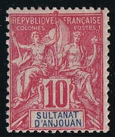 Anjouan N°14 - Neuf * Avec Charnière - TB - Unused Stamps