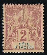 Côte D'Ivoire N°2 - Neuf * Avec Charnière - TB - Unused Stamps