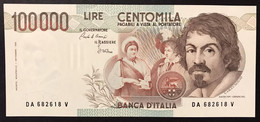 100000 Lire Caravaggio I° Tipo Serie A 1983 Spl+ Lotto.4307 - 100000 Lire