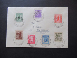 29.8.1945 SBZ Berlin / Berliner Bär Satzbrief Nr.1/7 Stempel Berlin Weissenseee 1 Als Ortsbrief Berlin / Sammlerbeleg - Andere & Zonder Classificatie