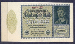 Germany - 1922 -10 000 Mark .- 19B.. R69d....UNC - 10000 Mark