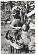 Cp Pointe Noire, Congo, Mère Et Enfant,  Dos écrit De Pointe Noire Le 25/10/55 - Pointe-Noire