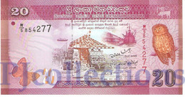 SRI LANKA 20 RUPEES 2010 PICK 123a UNC - Sri Lanka