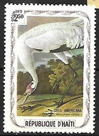 Haiti - MNH ** 1975 : Whooping Crane - Grus Americana (Audubon Design) - Gru & Uccelli Trampolieri