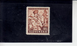 SLOVACCHIA  1939/43 - Yvert  51  - Serie Corrente --.- - Oblitérés