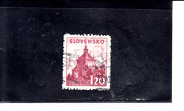 SLOVACCHIA  1941 - Yvert  54°  - Castelli -.- - Oblitérés
